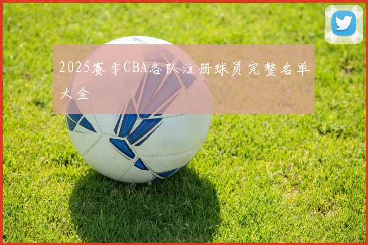 2025赛季CBA各队注册球员完整名单大全